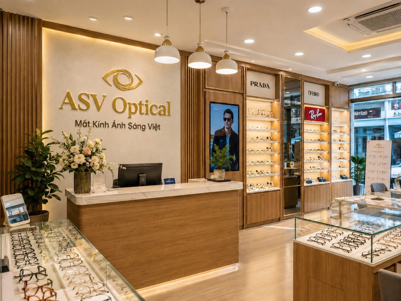 Không gian ASV Optical tại 139 Tây Thạnh, Tân Phú